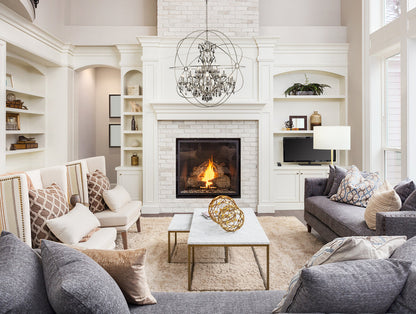 Geneva 25 light polished nickel Chandelier Silver Shade (Grey) Royal Cut crystal