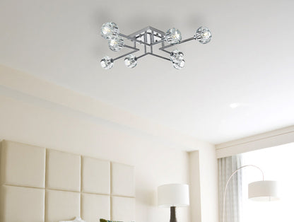 Eren 31 inch Flush Mount in Chrome