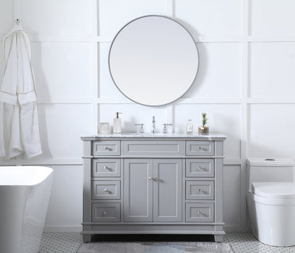 48 inch Single Bathroom Vanity set in Grey