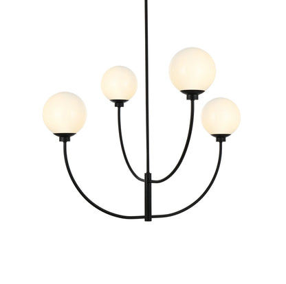 Nyomi 36 inch chandelier in Black