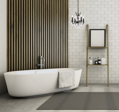 Rosalia 4 light Dark Bronze Pendant Clear Royal Cut Crystal