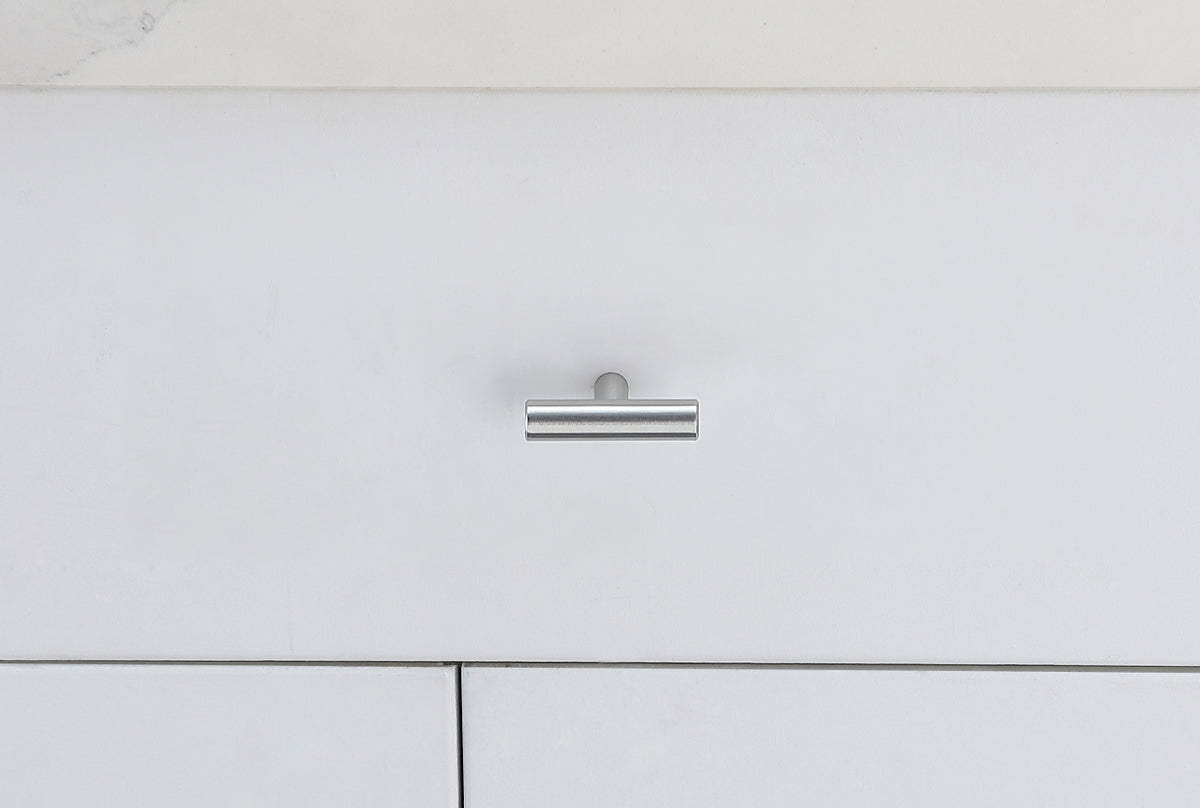 Quinn Brushed Nickel T Pull Multipack (set of 10)