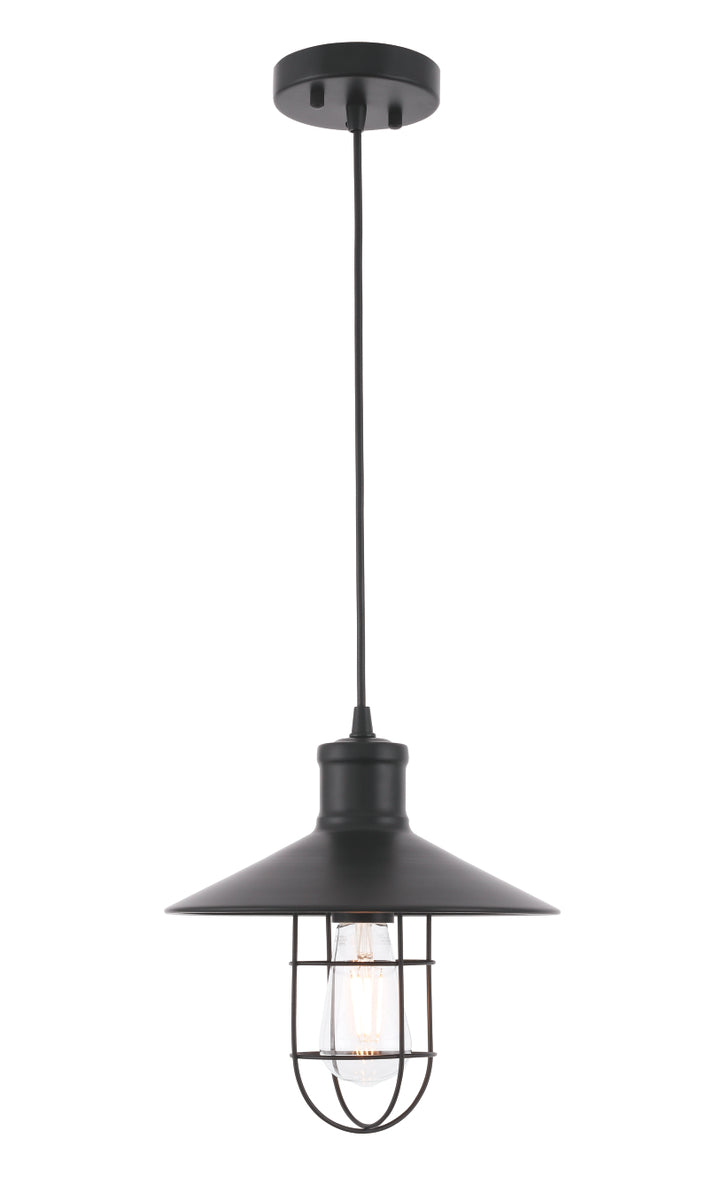Flaneur 1 light Black Pendant