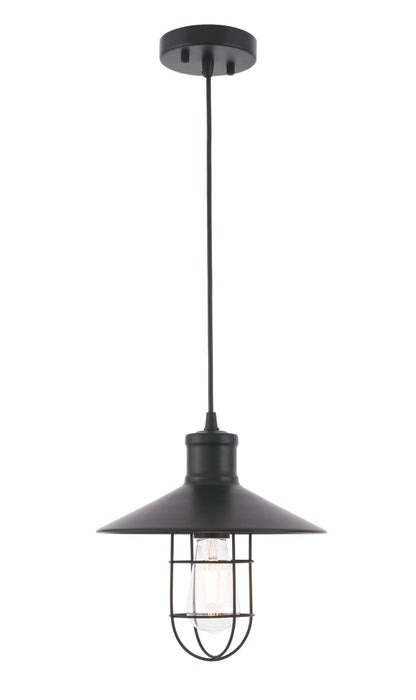 Flaneur 1 light Black Pendant