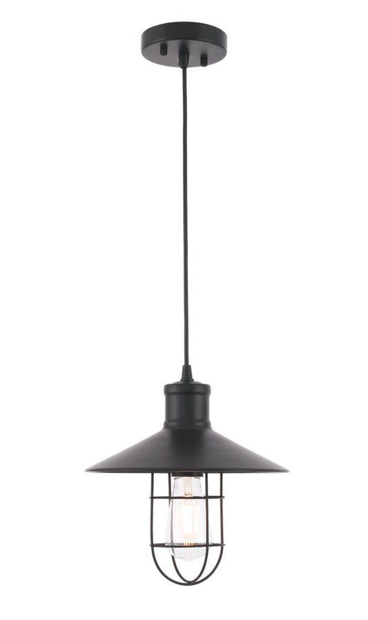 Flaneur 1 light Black Pendant
