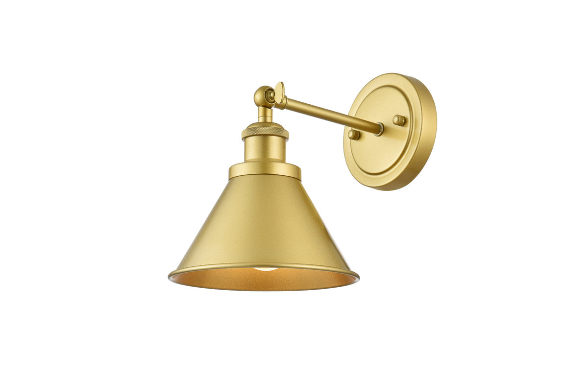 Bentley 1 light Brass Bath Sconce