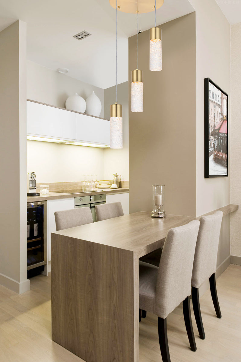 Constellation 3 light Gold LED Pendant