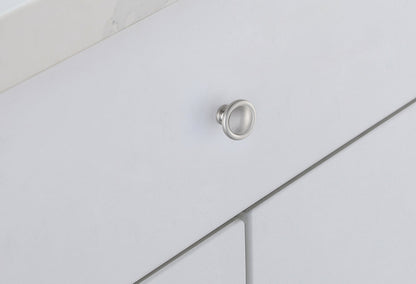 Garlande 1.2" Diameter Brushed Nickel Mushroom Knob Multipack (Set of 10)