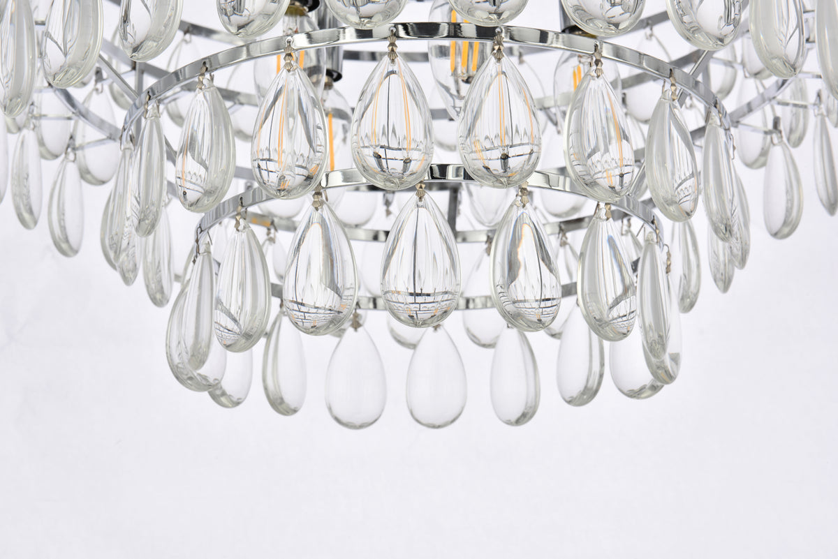 Mila 18 inch pendant in chrome