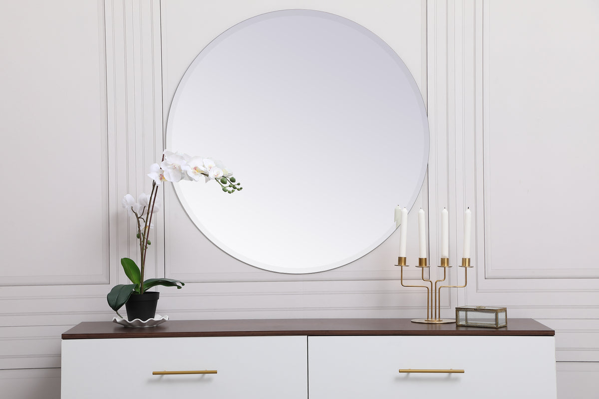 Gracin Round Mirror 36 inch in Clear