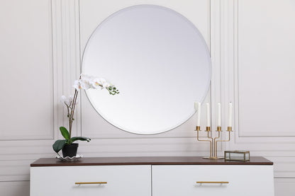 Gracin Round Mirror 36 inch in Clear