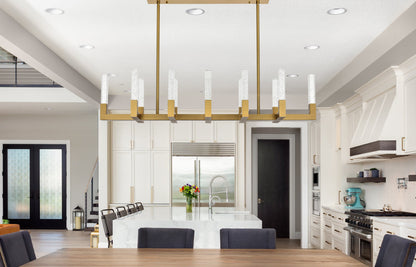 Noemi 54 inch Adjustable LED Pendant in Satin Gold