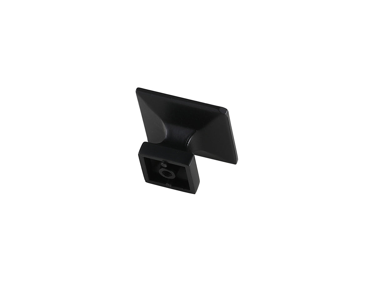 Cecil 1.3" Matte Black Square Knob Multipack (Set of 10)