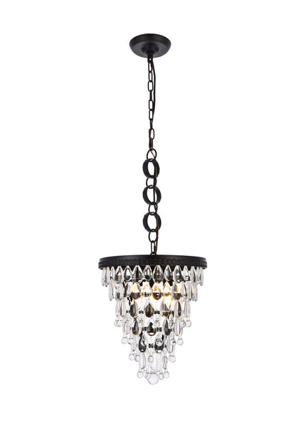 Nordic 3 lights black pendant