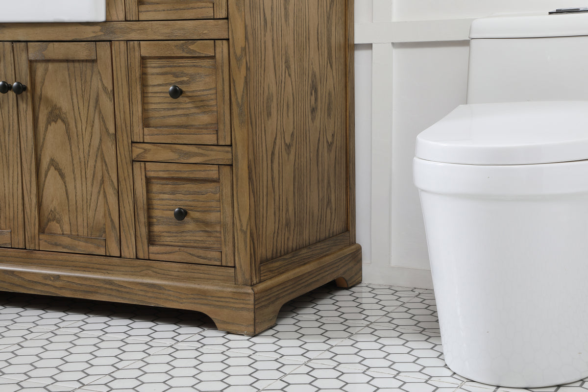 48 inch Single bathroom vanity in driftwood