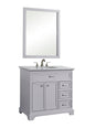 36 In. Single Bathroom Vanity Set In Light Grey