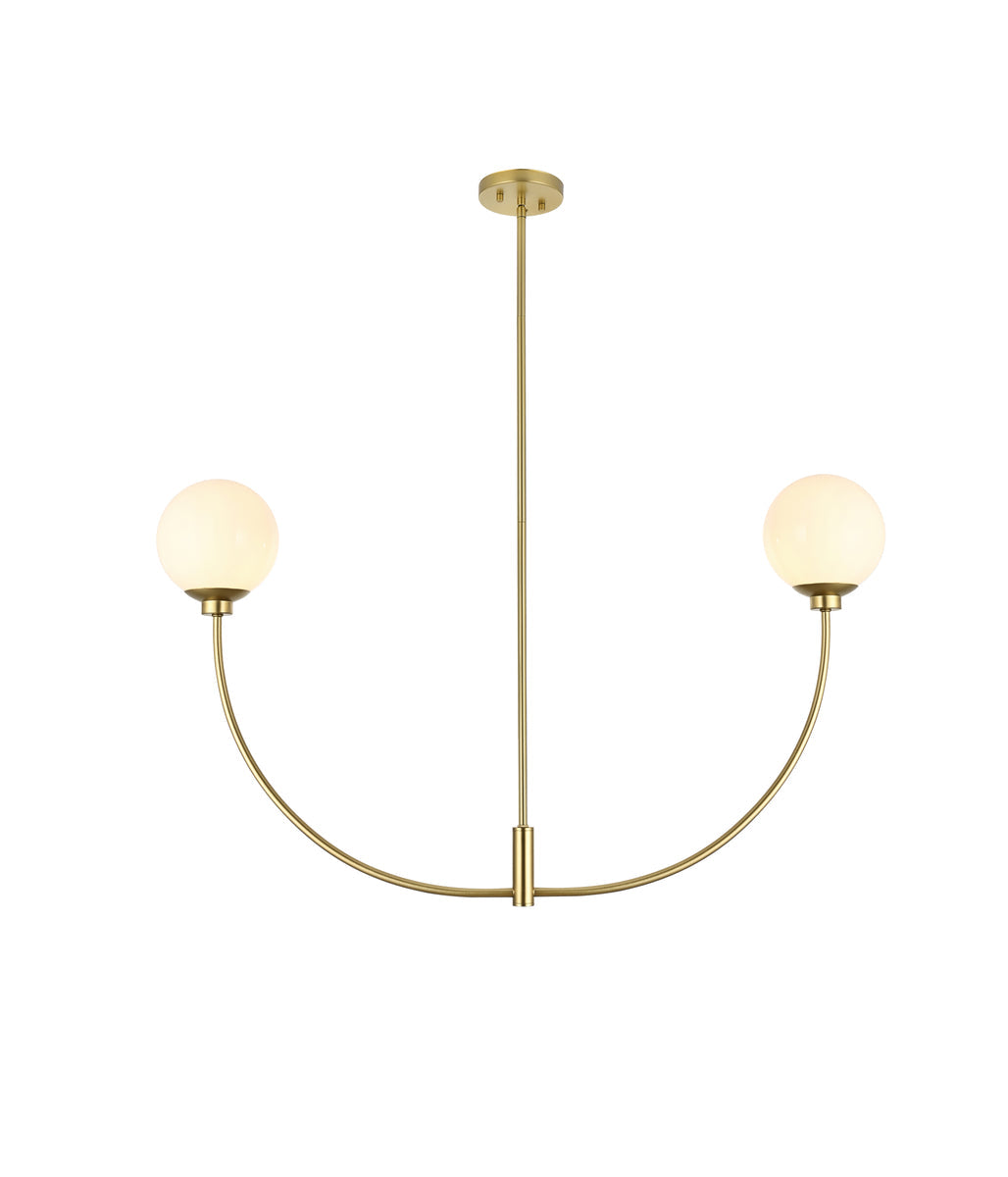 Nyomi 42 inch chandelier in Brass