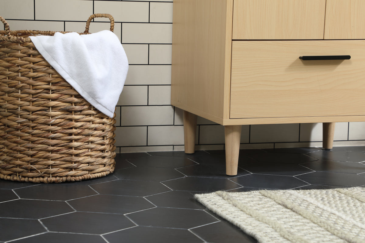 24 inch bathroom vanity in Maple