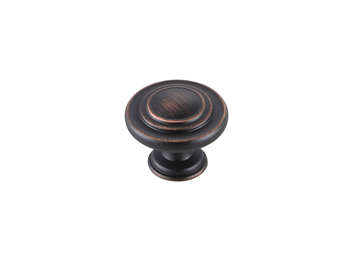 Minu 1.3" Diameter Oil-rubbed Bronze Mushroom Knob Multipack (Set of 10)