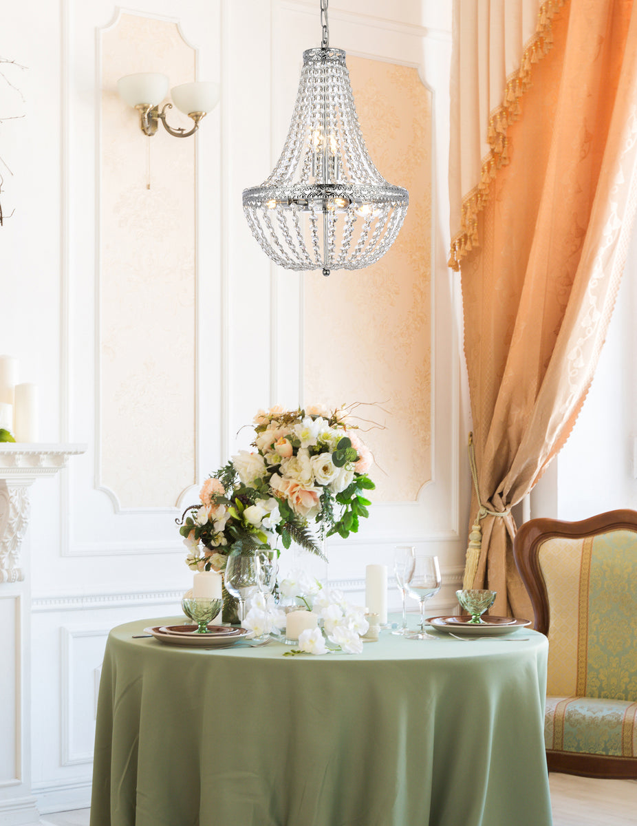 Valeria 14 inch pendant in chrome