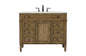 42 inch Single bathroom vanity in driftwood