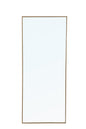 Metal frame Rectangle Mirror 30 inch Brass