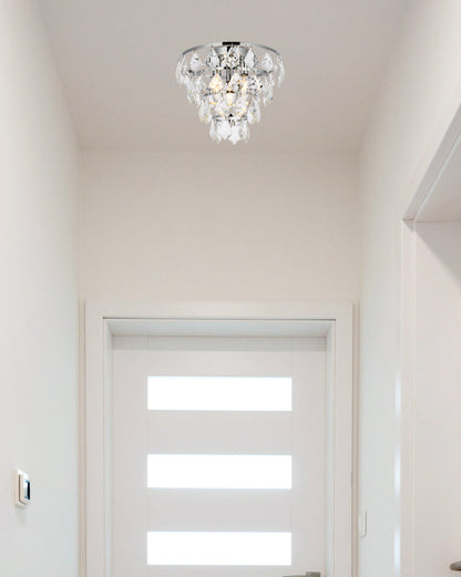 Ella 12 inch flush mount in chrome