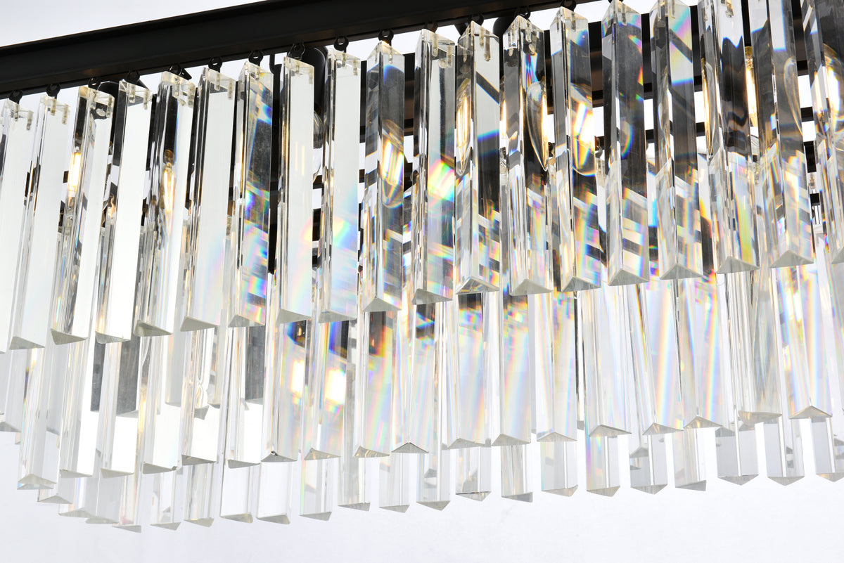 Sydney 12 light Matte Black Chandelier Clear Royal Cut Crystal