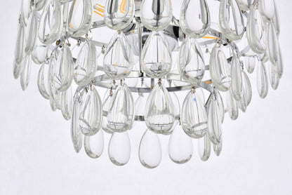 Mila 14 inch flush mount in chrome