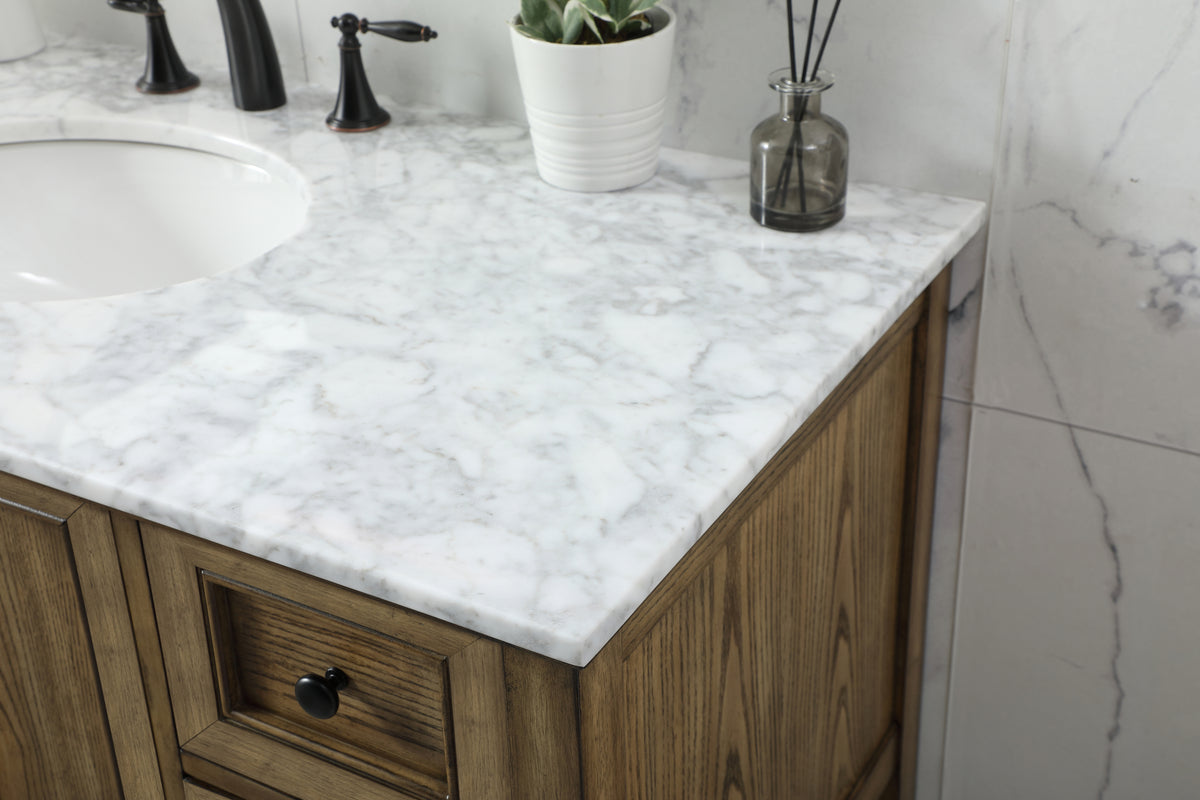 48 inch Single bathroom vanity in driftwood