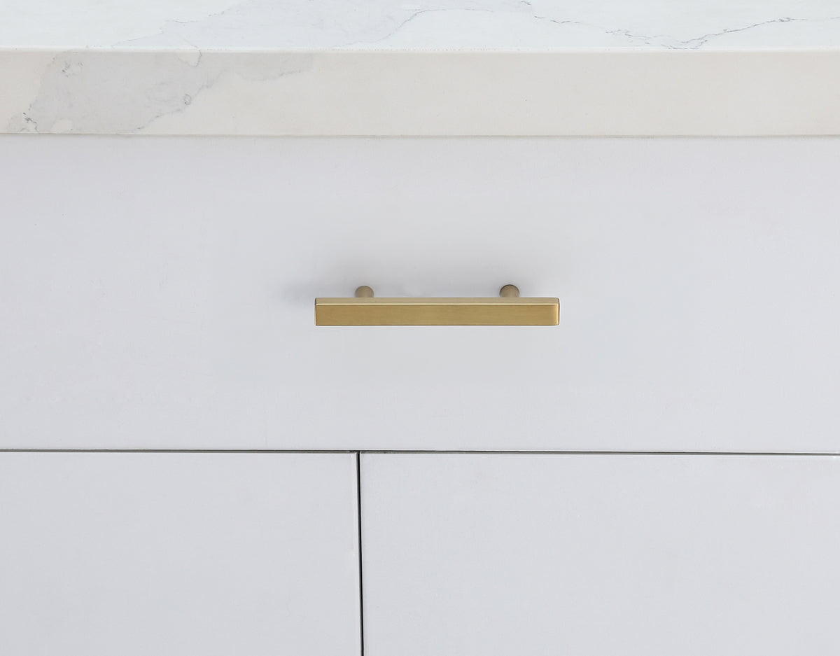 Dior 3" Center to Center Brass Bar Pull Multipack (set of 10)