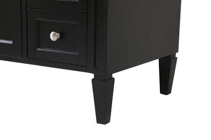 48 inch Single bathroom vanity in Black