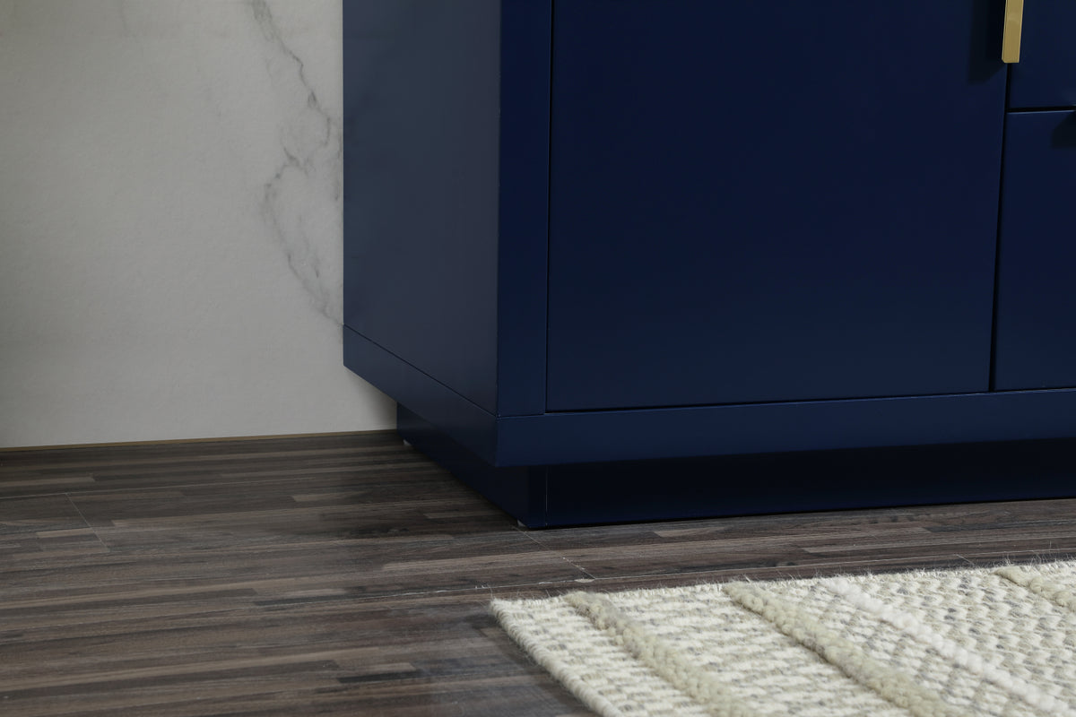 30 inch Single bathroom vanity in blue