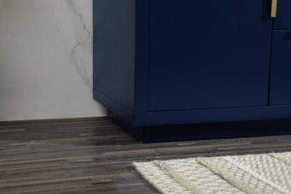 30 inch Single bathroom vanity in blue