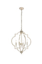 Sandara 4 lights pendant in weathered dove