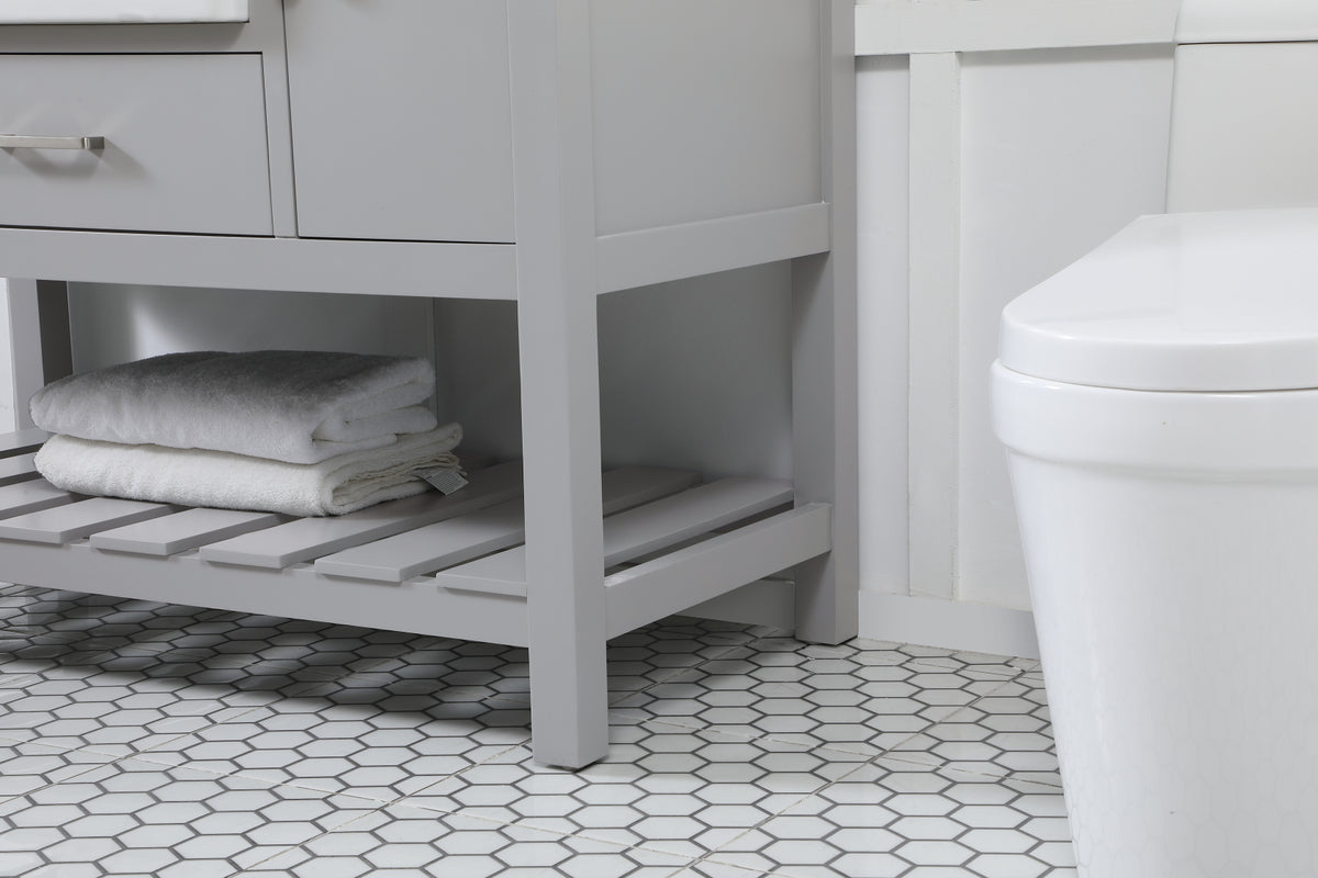 48 inch Single bathroom vanity in grey