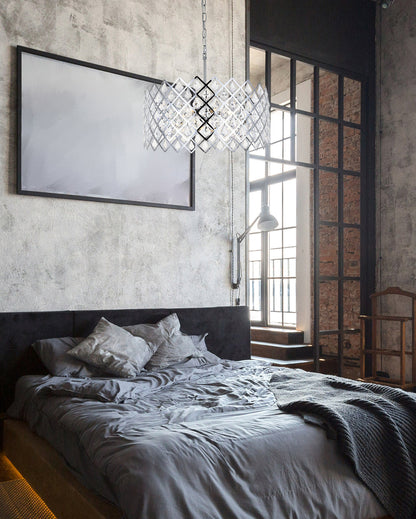 Lyla 21 inch pendant in chrome