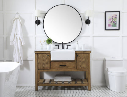 48 inch Single bathroom vanity in driftwood