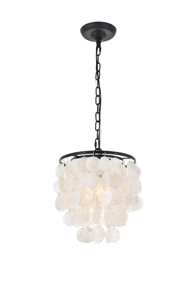 Selene 1 light Black Pendant