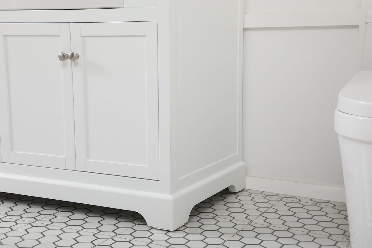 72 inch double bathroom vanity in white