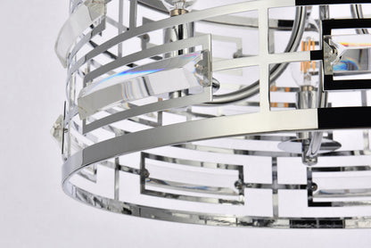 Kennedy 16.5 inch pendant in chrome