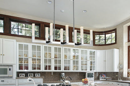 Noemi 42 inch Adjustable LED Pendant in Chrome