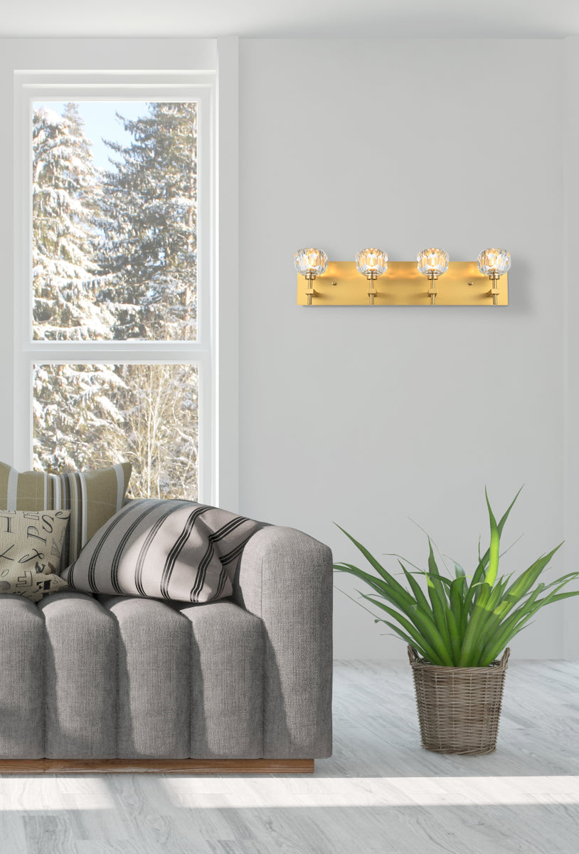 Graham 4 Light Wall Sconce in Gold