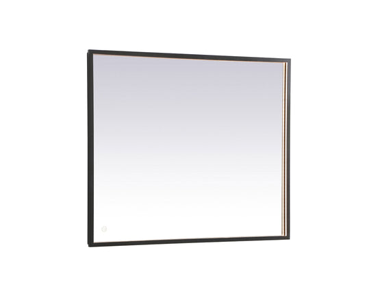 Pier 30x36 inch LED mirror with adjustable color temperature 3000K/4200K/6400K in black
