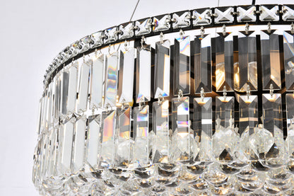 Maxime 28 inch black chandelier