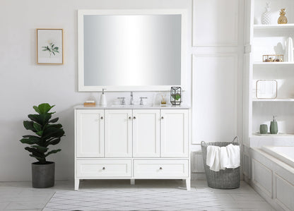 48 inch Single Bathroom Vanity in White