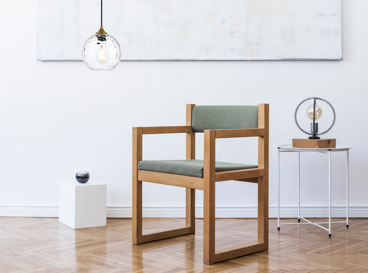 Cashel 8 inch brass pendant