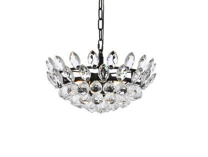 Emilia 16 inch pendant in black