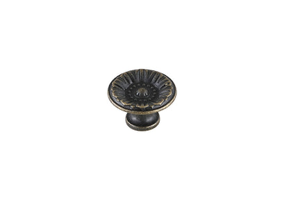 Corio 1.1" Diameter Antique Bronze Mushroom Knob Multipack (Set of 10)
