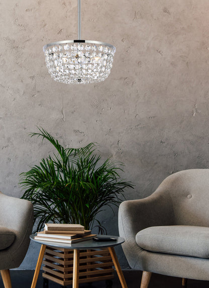 Gianna 13 inch pendant in chrome